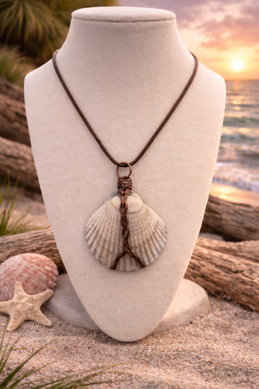 Drift Tide Double Shell Necklace