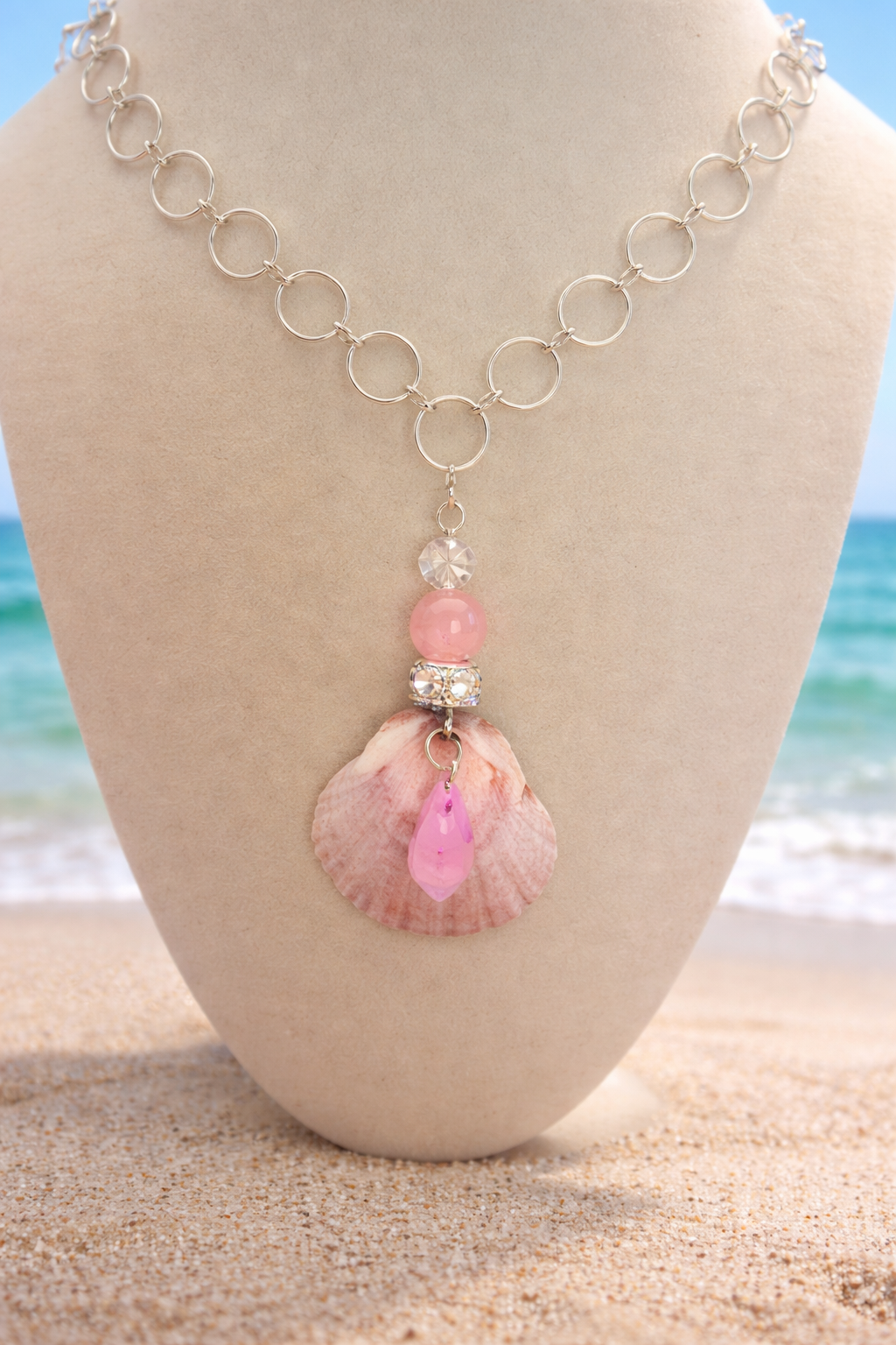Pink Sea Blossom Necklace