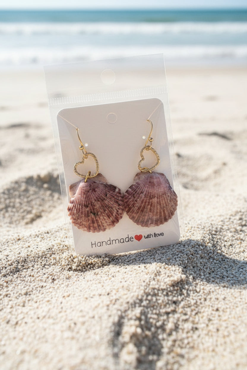 Burgundy Shores Earrings