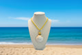Lemon Tide Crown Necklace