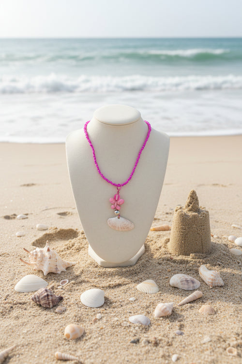 Butterfly Disco Shell Necklace