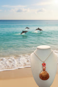 Blush Heart Peach Tide Necklace