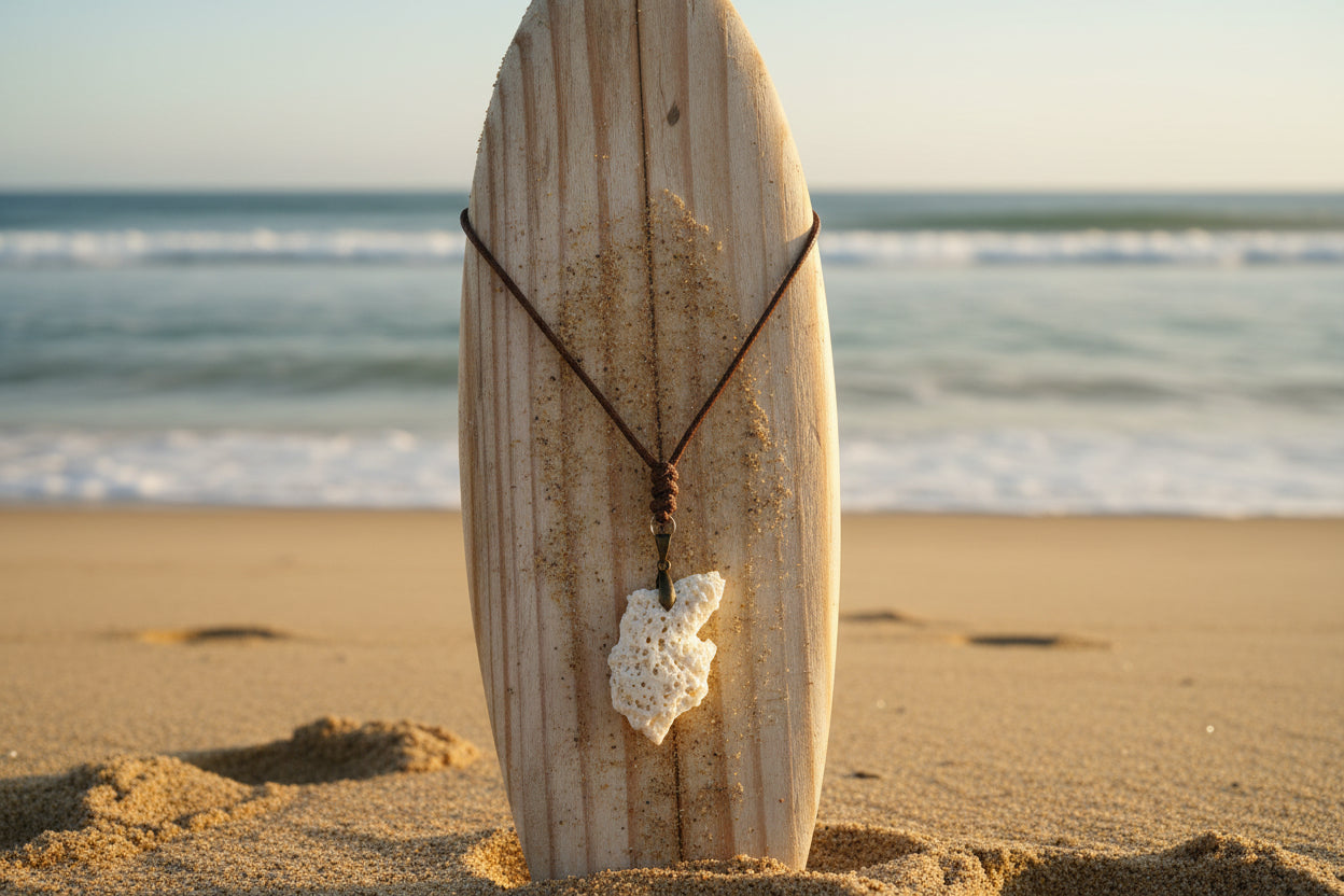 Driftstone Coral Lace Pendant