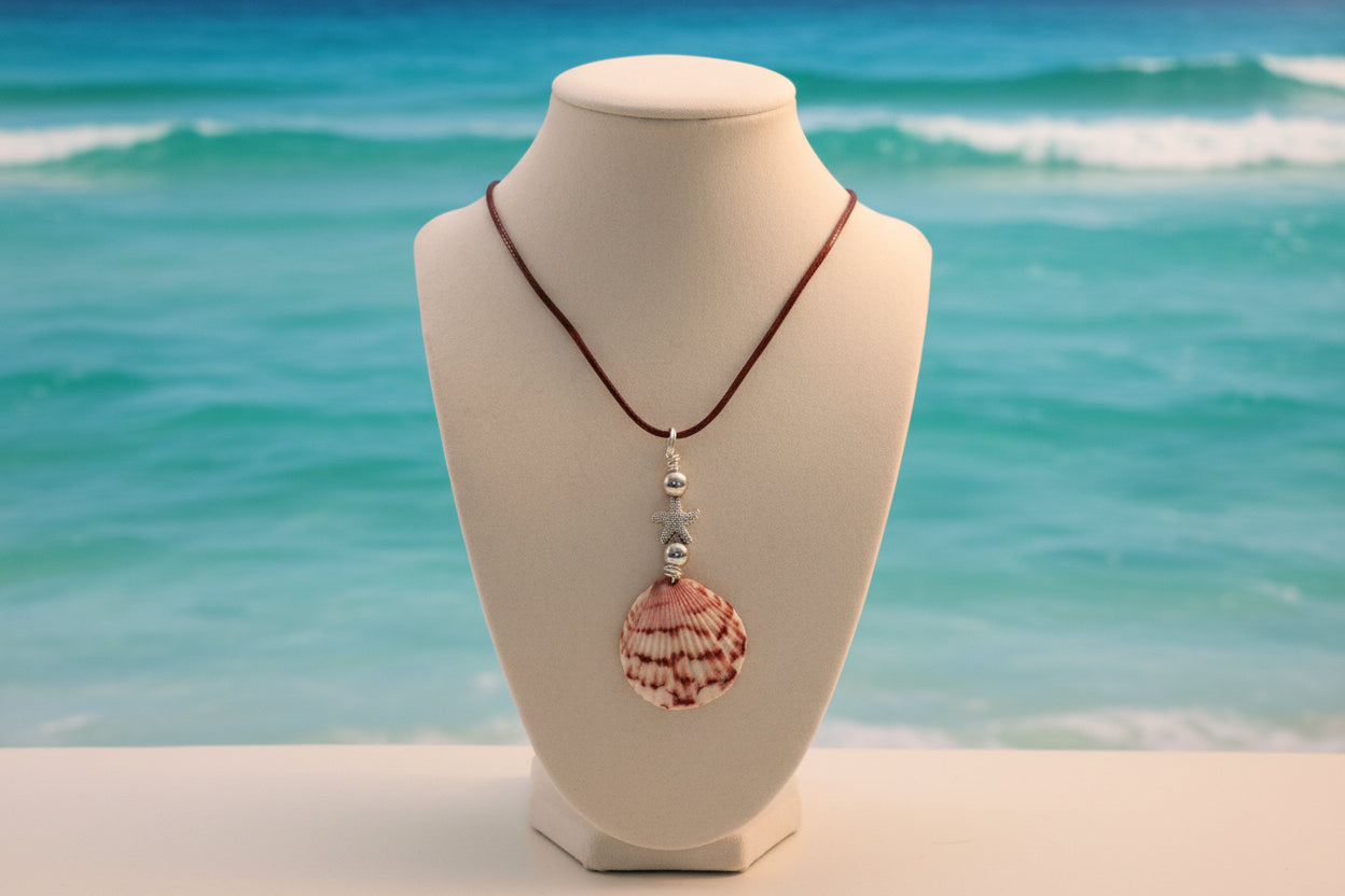 Starfish Plum Tiger Shore Necklace