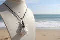 White Neptune Shell Pendant Necklace