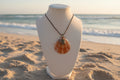 Tidal Wave Sea Turtle Charm Pendant Necklace