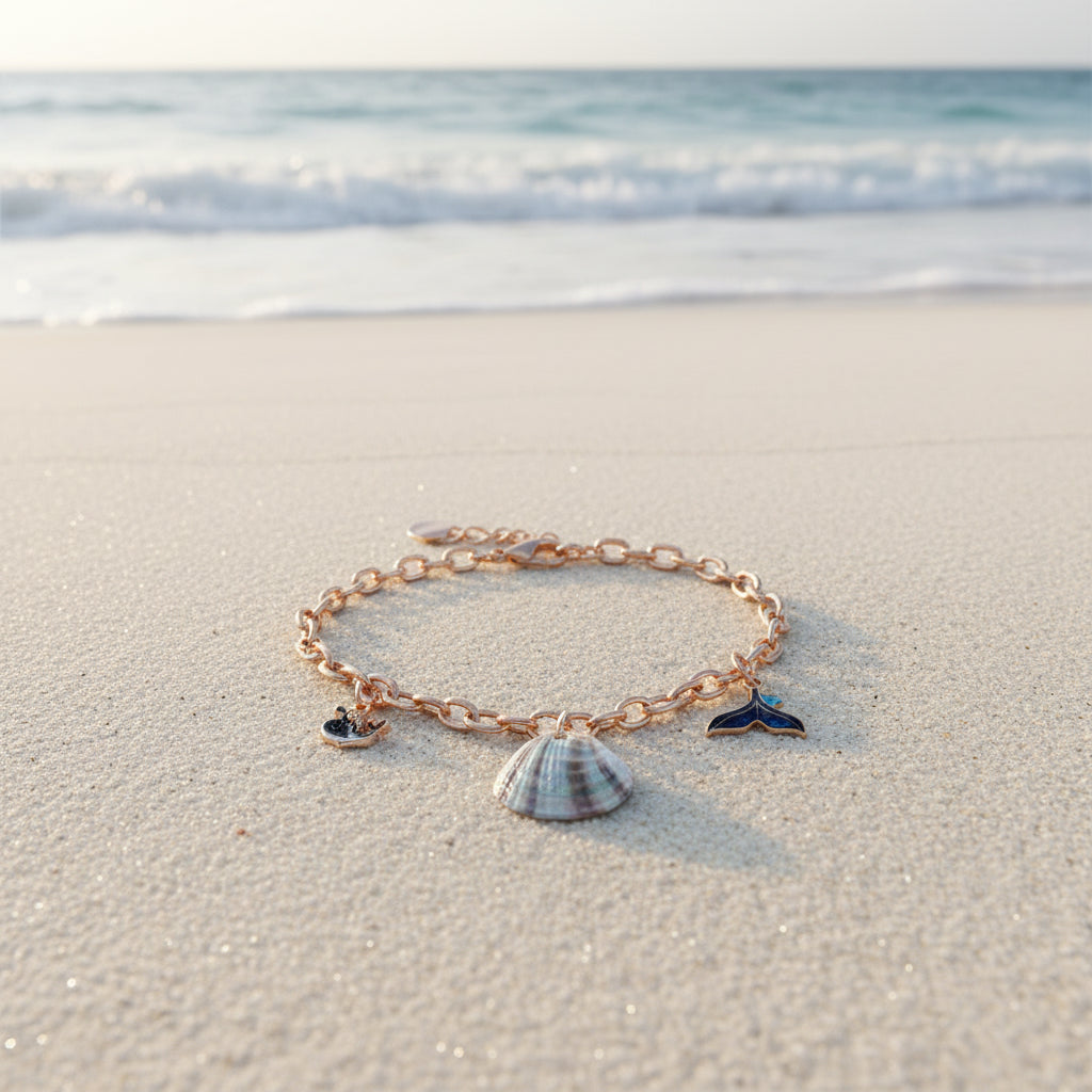 Dangle Clam Golden Treasure