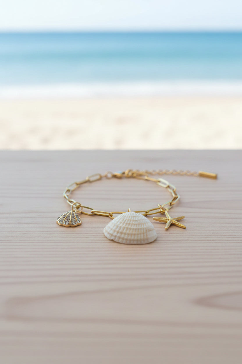 Golden Tide Charm Bracelet