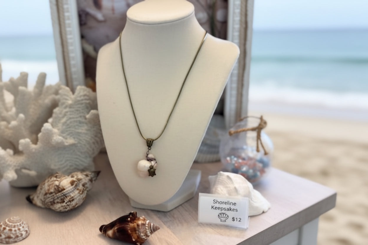 Bronze Turtle Shell Necklace