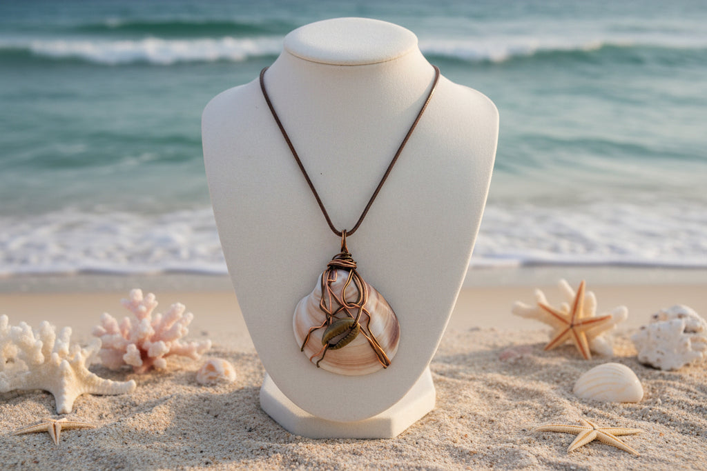 Ocean Earth Shell necklace