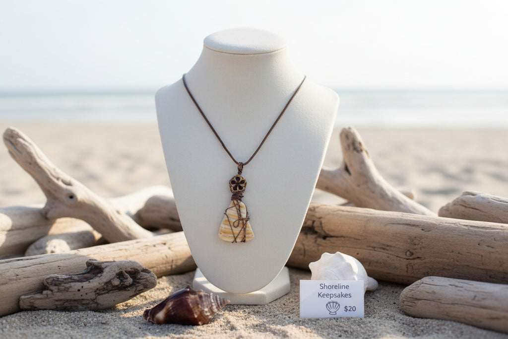 Wrapped in Waves Shell Necklace