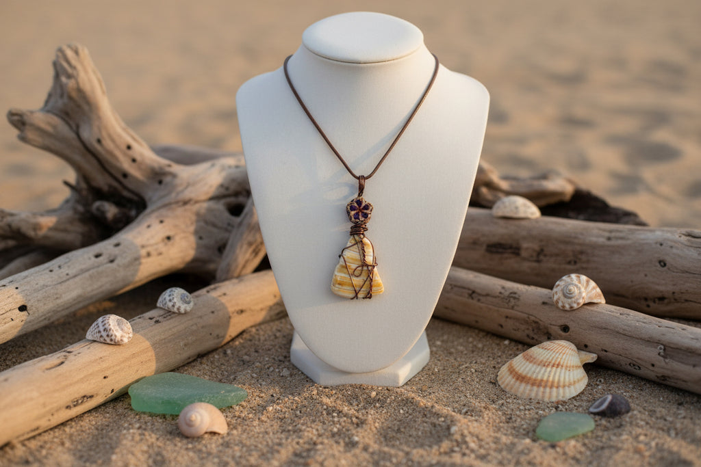 Wrapped in Waves Shell Necklace