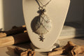 Grey Skies Scallop shell necklace