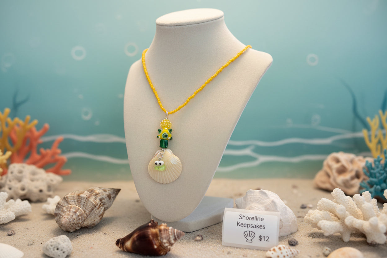 Sunbeam Shell Necklace