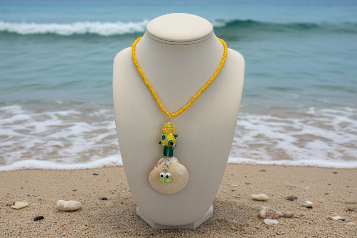 Sunbeam Shell Necklace