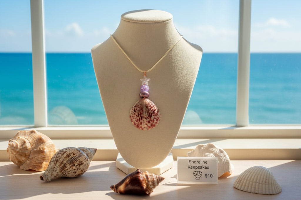 Ocean Earth Starfish Shell Necklace