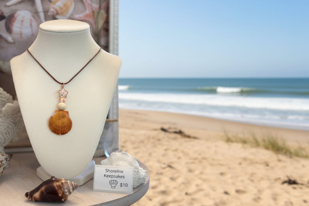 Starfish Garden Shell Necklace