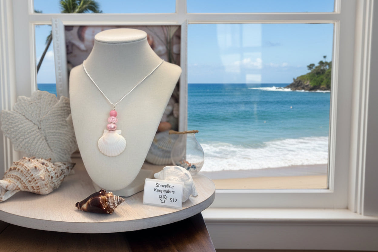 Pink Elegance Shell Necklace