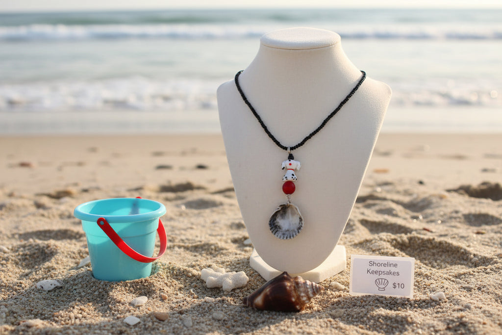 Kids Delight Dalmatian Shell Necklace