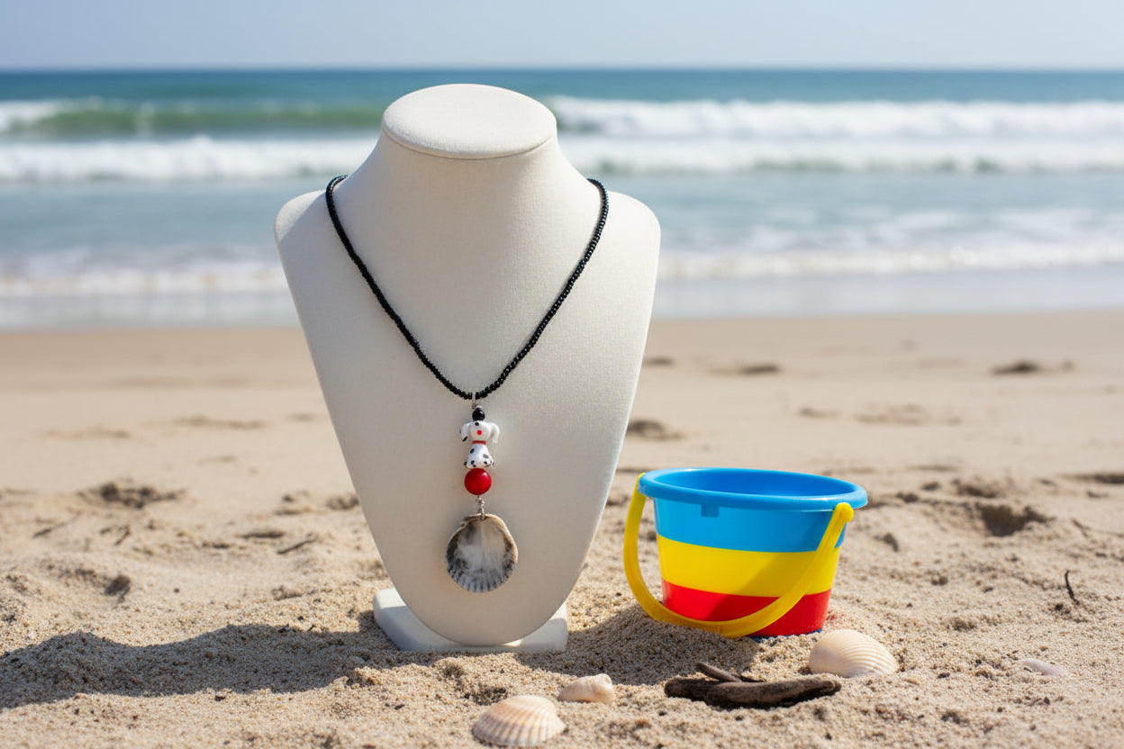 Kids Delight Dalmatian Shell Necklace