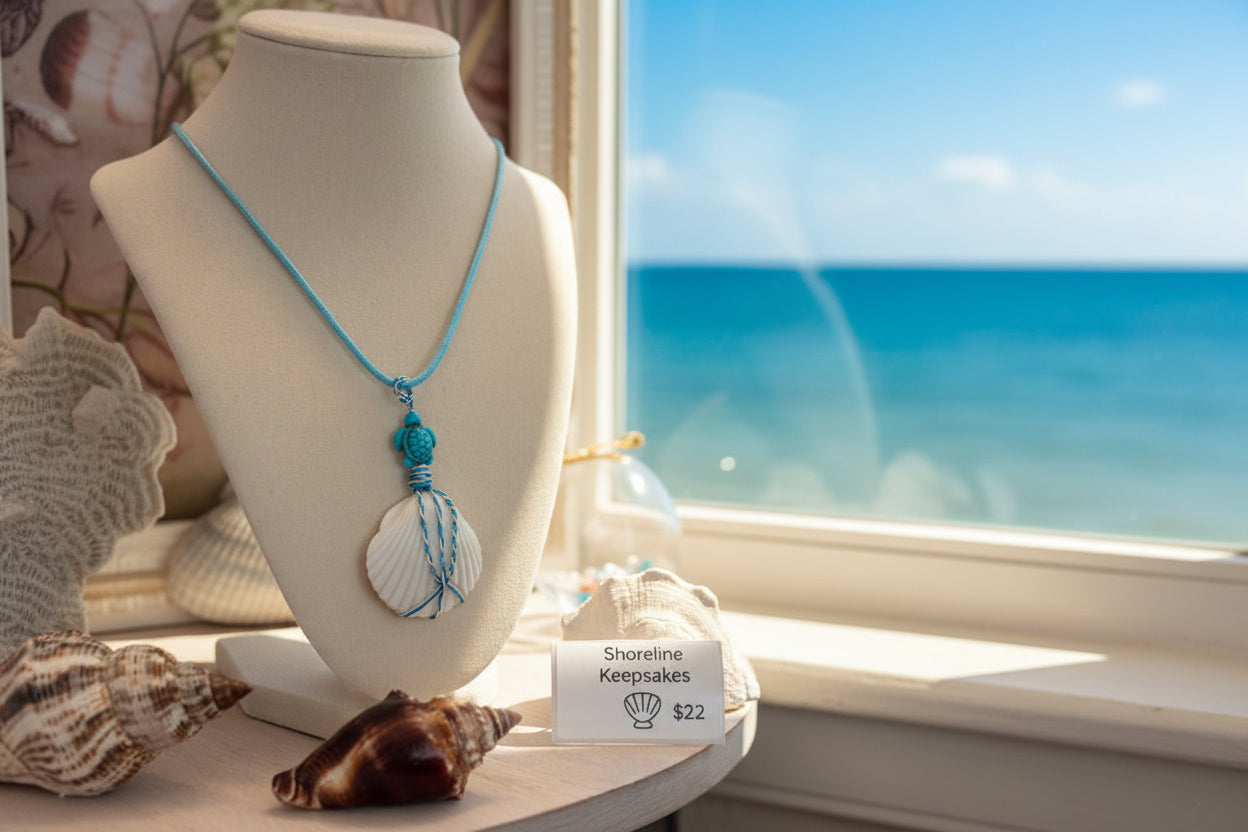 Turquoise Turtle Shell Pendant