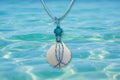 Turquoise Turtle Shell Pendant
