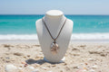 Ivory Tide Wire-Wrapped Shell Necklace