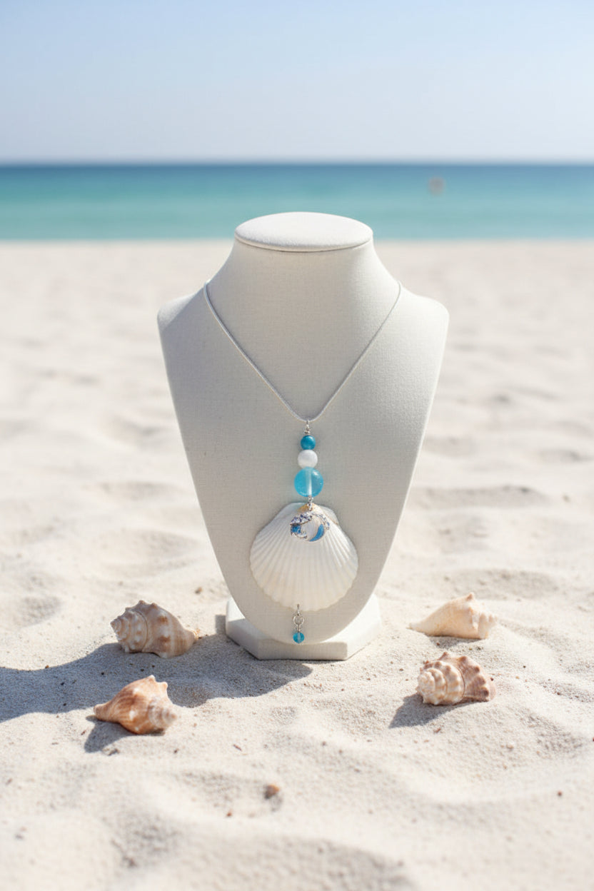 Ocean Breeze Turquoise Shell Necklace