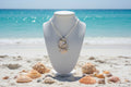 Coastal Treasure Wire-Wrapped Shell Necklace