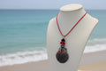 Ruby Midnight Shell Necklace