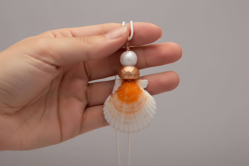 Citrus Sunrise Shell Necklace