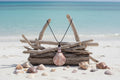 Blush Speckles Shell Necklace - Pink Spotted Scallop from Florida Gulf Shores