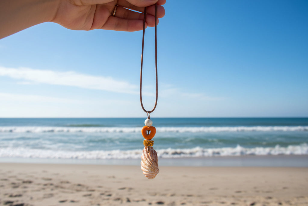 Golden Tide Heart Broad Ribbed Cardita Seashell
