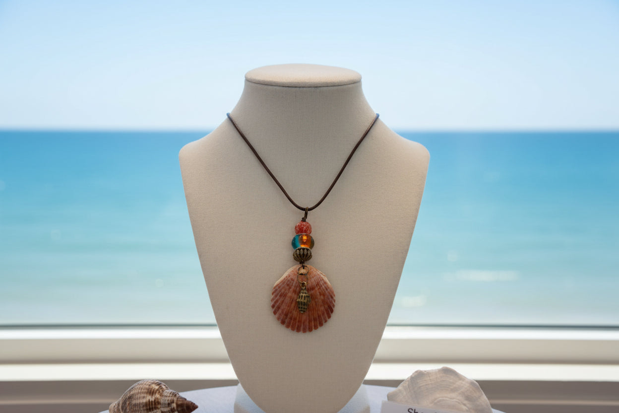 Sunset Tide Shell Necklace
