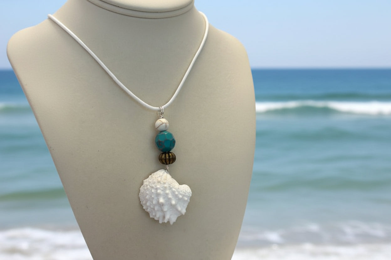 Turquoise Shore jewel box necklace