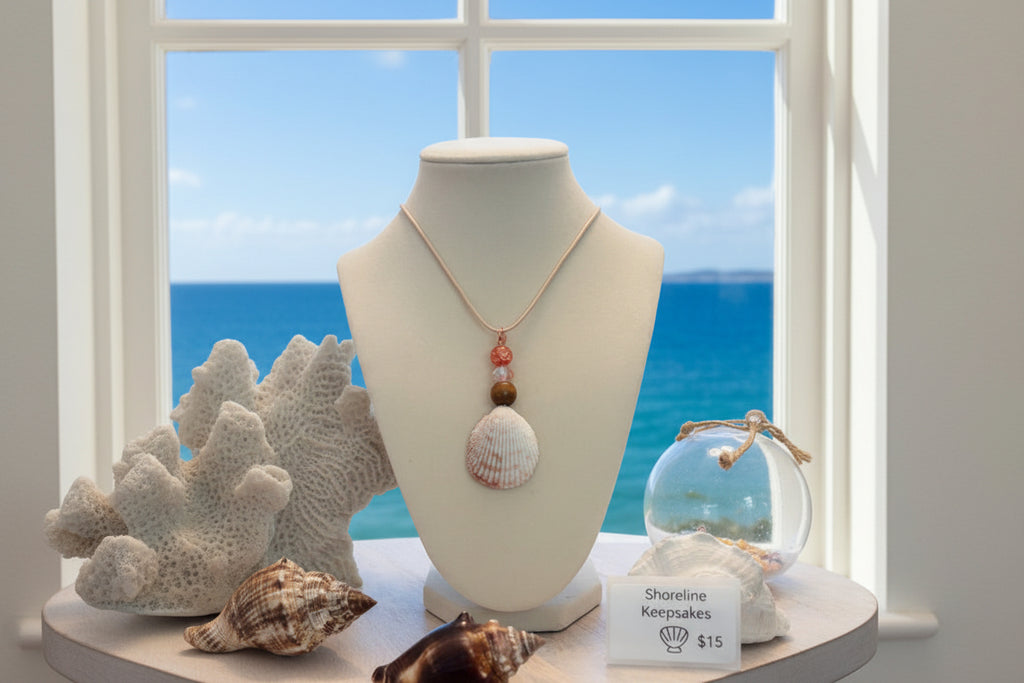 Sandy Shore Cockle Necklace