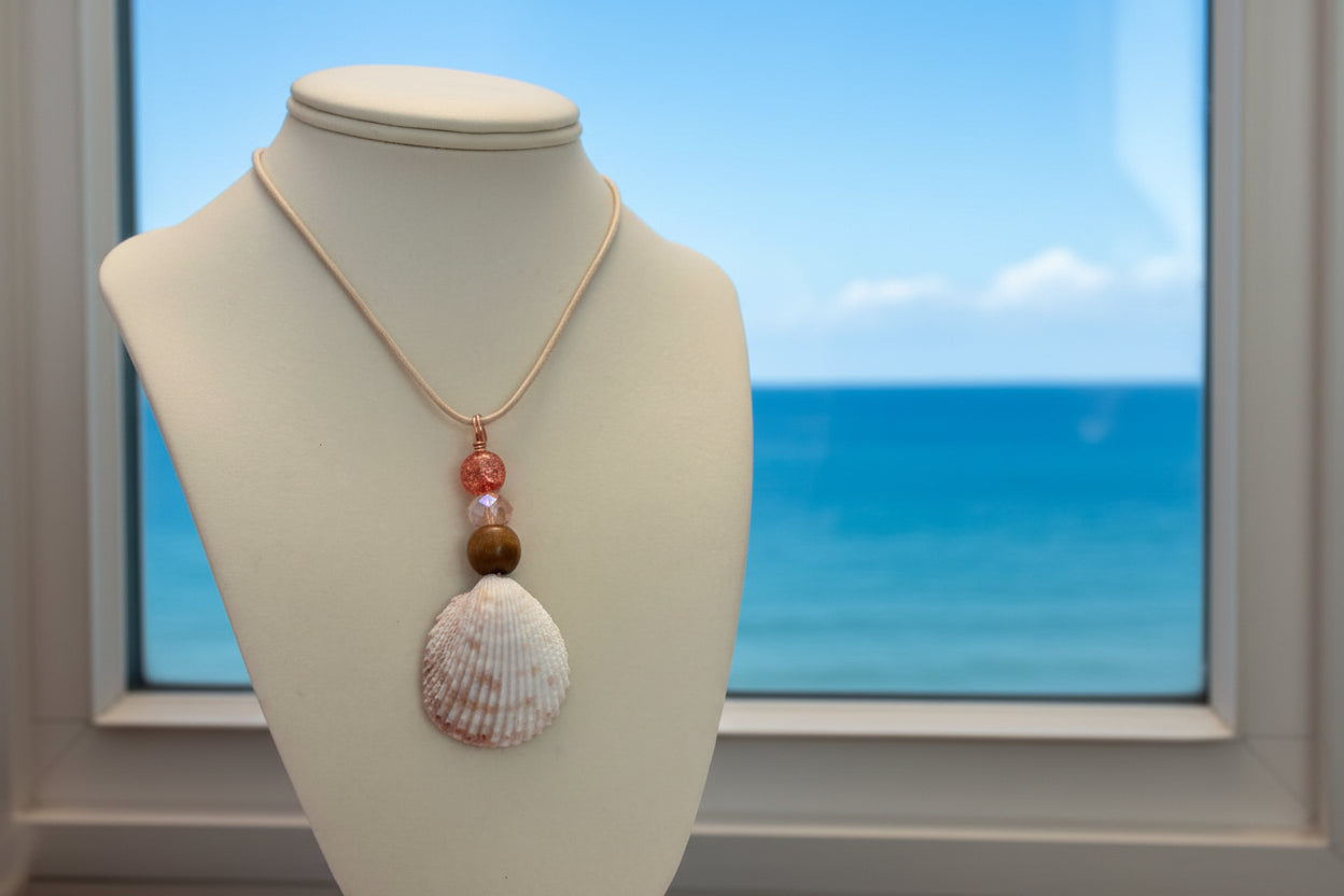 Sandy Shore Cockle Necklace