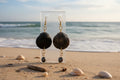 Midnight Tide Shell Earrings