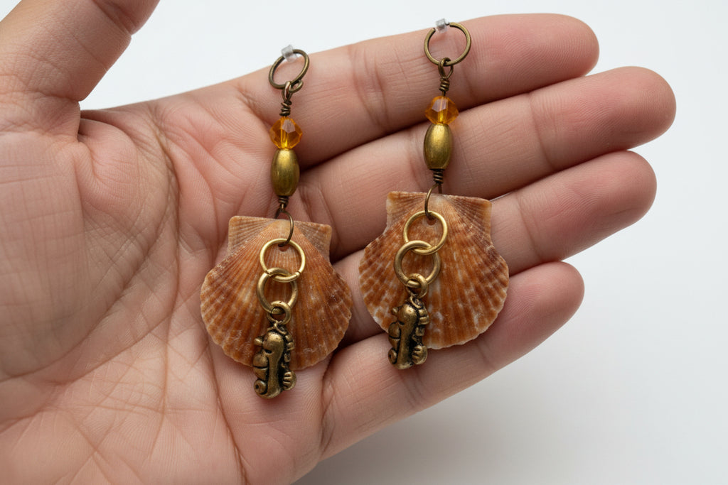 Maroon Tides Earrings