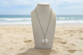 Silver Tide Scallop Necklace