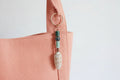 Nature's Palette - Lettered Olive Shell Keychain