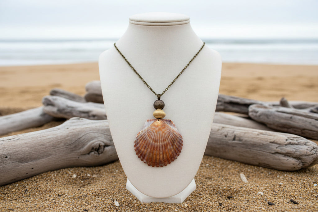 Rustic Tide Shell Necklace