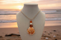 Sunset Glow - Florida Gulf Scallop Necklace