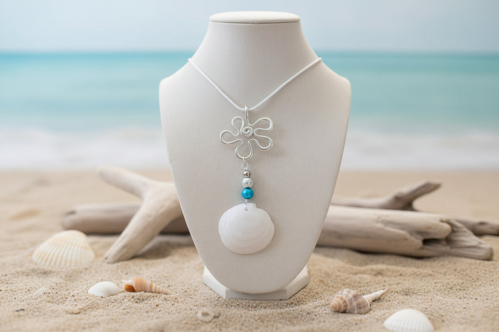 Tide flower Buttercup Shell Necklace