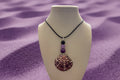 Sea Lavender Scallop Necklace