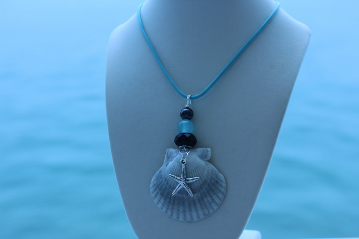 Starfish Dreams Turquoise & Starfish Necklace