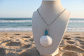 Ocean's Star- Buttercup Shell, Turquoise & Starfish Necklace