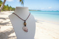 Charmy Cardita Shell & Bronze Bead Necklace