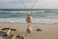 Speckled Sands Double Shell Necklace
