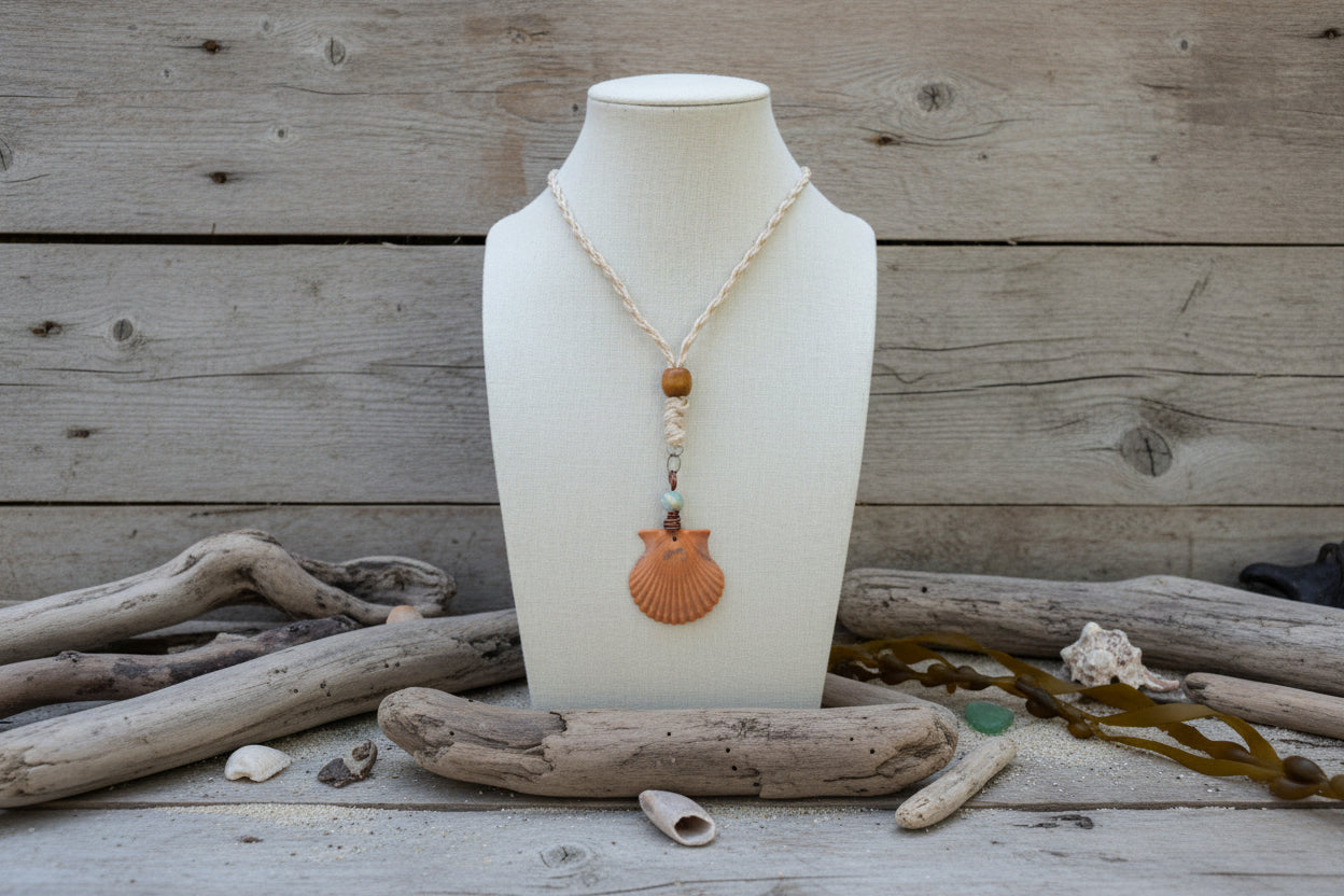 Blossum Waves Shell Necklace
